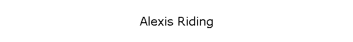 Alexis Riding